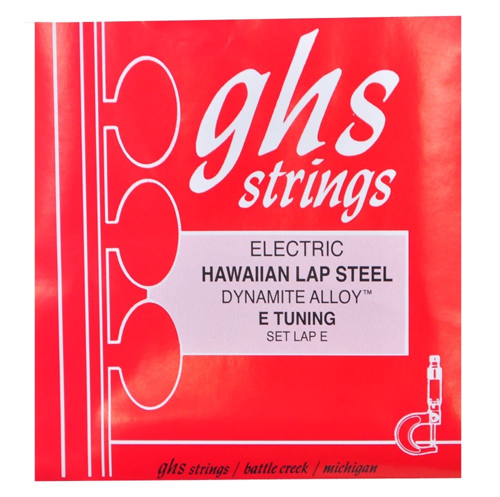 GHS/LAP-E ELECTRIC HAWAIIAN LAP STEEL-Nickel-Plated Steel, E Tun