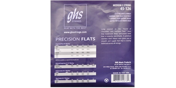 GHS ( ジーエイチエス )  / M3050-5 BASS PRECISION FLATS - Medium, 5 String画像2