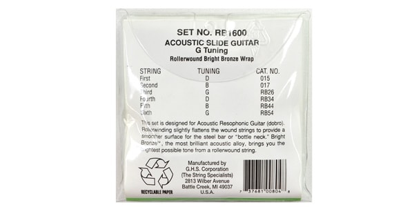 GHS / RB1600 Bright Bronze Rollerwound Resonator画像2