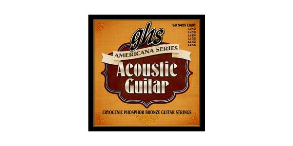 GHS/S425 AMERICANA SERIES ACOUSTIC - Phosphor Bronze, Light