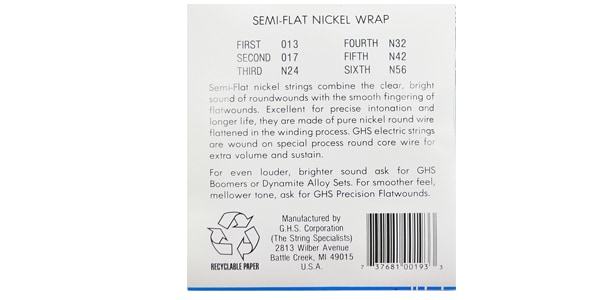 GHS / TM1500 NICKEL ROCKERS WOUND 3RD - True Medium画像2