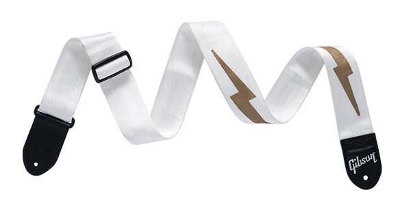 GIBSON ( ギブソン )  / The Lightning Bolt Seatbelt (White)