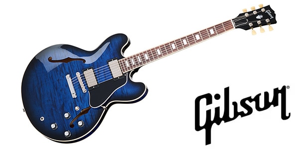 ES-335タイプセミアコ SA-500￼プレイテック￼ GIBSON ( ギブソン ) ES-335 Figured Custom Deep Ocean Burst