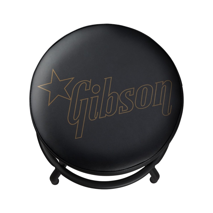 GIBSON ( ギブソン ) Premium Playing Stool, Star Logo, Short 送料無料 | サウンドハウス