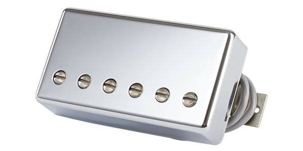 GIBSON / 498T - "Hot Alnico" Treble, Double Black, Chrome cover,