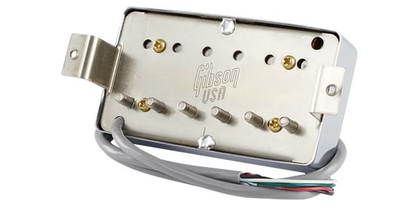 GIBSON / 498T - "Hot Alnico" Treble, Double Black, Chrome cover,画像2