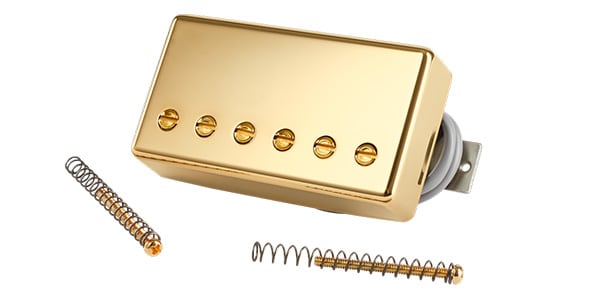 GIBSON / 498T - Hot Alnico Treble Double Black Gold cover画像3