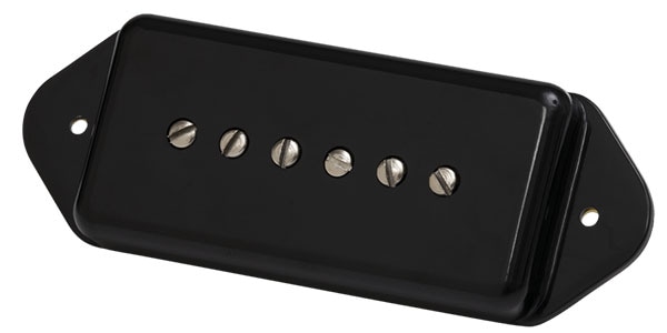 GIBSON / P-90 Dogear Underwound Black cover,