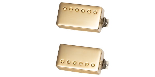GIBSON / Custombucker Matched set Double Black, True Historic Gold Co