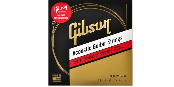 GIBSON/Coated Phosphor Bronze Acoustic Guitar Strings, Medium Gauge