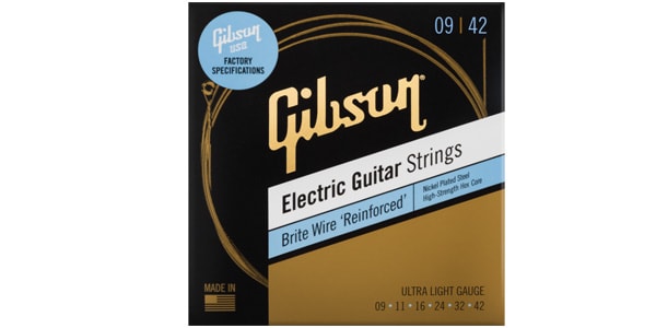 GIBSON / Brite Wire ‘Reinforced’ Guitar Strings Ultra Light