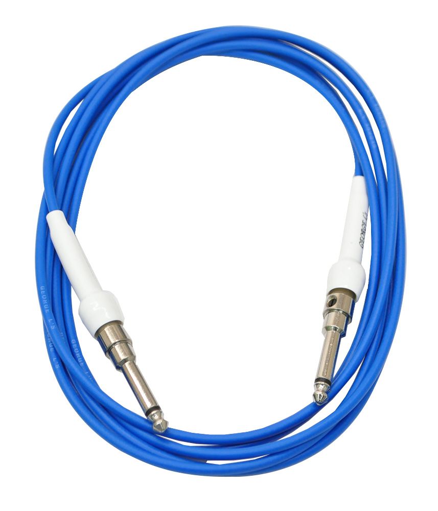 L'S ( ジョージエルス ) 155 Instrument Straight Plugs Cable 10ft Blue 送料