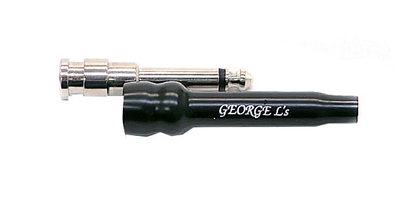 GEORGE L'S/155 PLUG Straight Nickel 12pc Pack w/Jackets