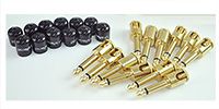 GEORGE L’S 225 PLUG Angled Brass 12pc Pack w/Jackets