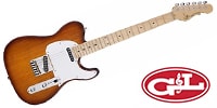 G&L ASAT Classic Maple Tobacco Sunburst