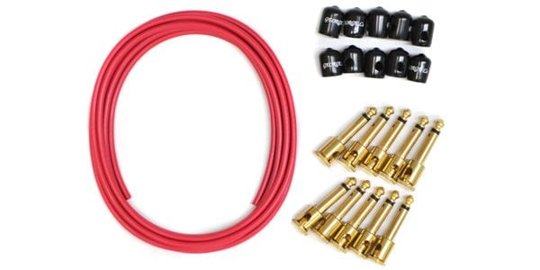 GEORGE L'S 155 RED　Angle Plug Gold　セット