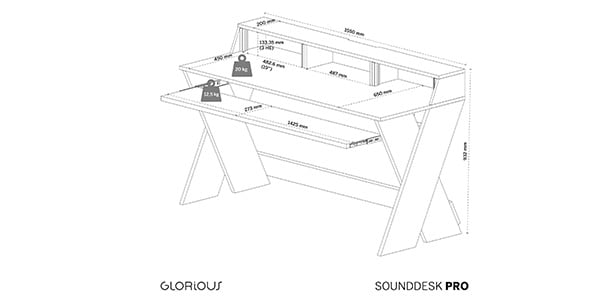 GLORiOUS / Sound Desk Pro BK画像4