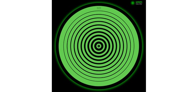 Glowtronics / Circles - 12インチスリップマット(蓄光仕様・2枚1ペア)画像2