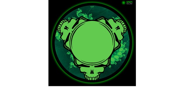 Glowtronics ( グロウトロニックス )  / Dead Heads - 12インチスリップマット(蓄光仕様・2枚1ペア)画像2