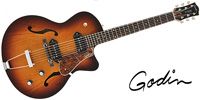 GODIN GUITAR 5th Avenue CW Kingpin II Cognac Burst