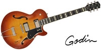 GODIN GUITAR Montreal Premiere Supreme Lightburst Flame HG