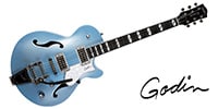 GODIN GUITAR / MONTREAL PREMIERE LTD IMPERIAL BLUE W/BAG