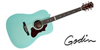 GODIN GUITAR / IMPERIAL LAGUNA BLUE GT EQ W/BAG