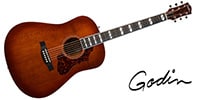 GODIN GUITAR / METROPOLIS LTD HAVANA BURST HG EQ W/BAG