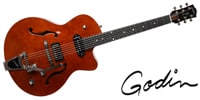 GODIN GUITAR 5th Ave Uptown Custom Havana Brown