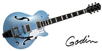 GODIN GUITAR Montreal Premiere LTD Imperial Blue 【050413】