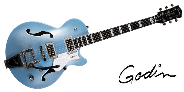 GODIN GUITAR/Montreal Premiere LTD Imperial Blue 【050413】