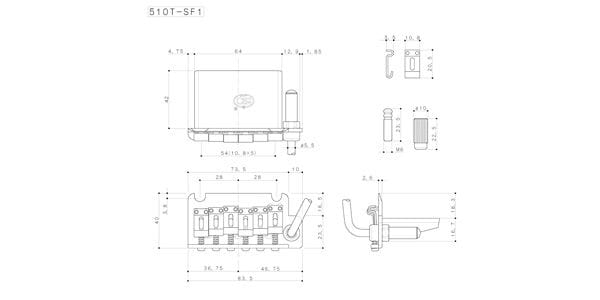 GOTOH / 510T-SF1 トレモロユニット