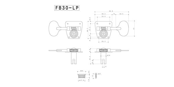 GOTOH/FB30LP-L2R2 Gold