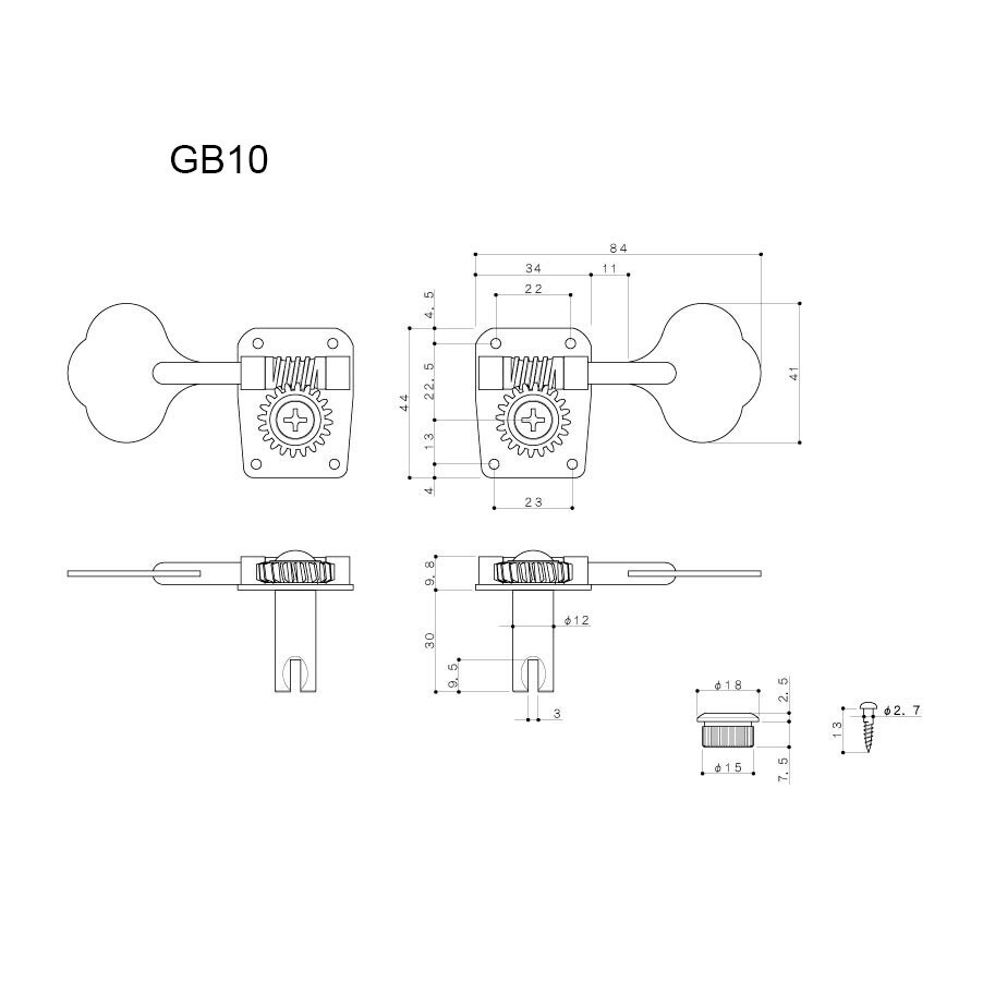 GOTOH/GB10-R4-Black