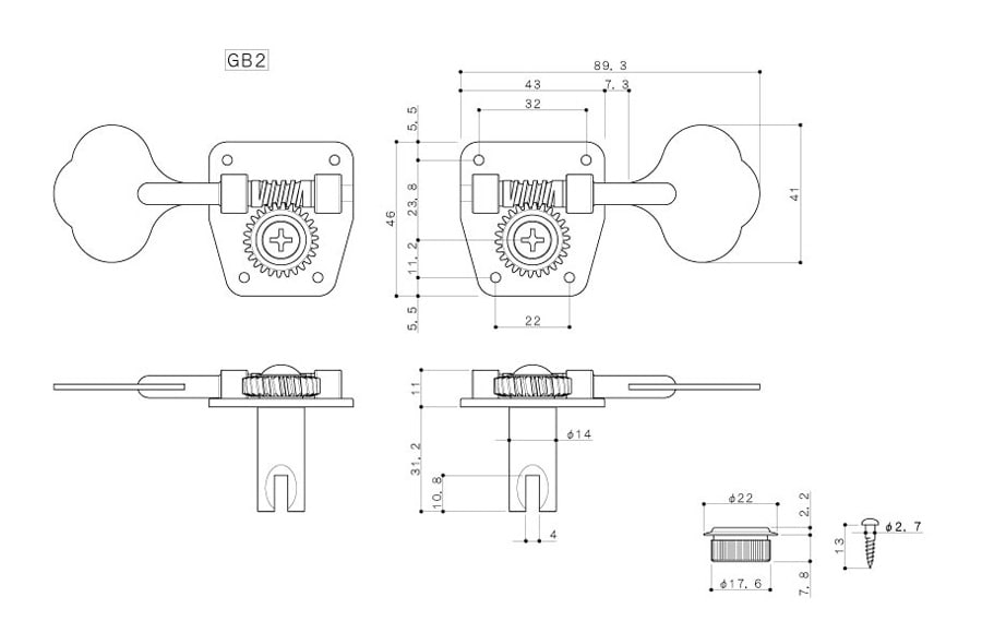 GOTOH/GB2 R4 Nickel