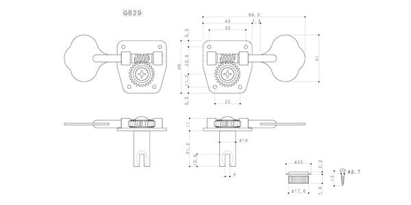 GOTOH/GB29/L4 Gold