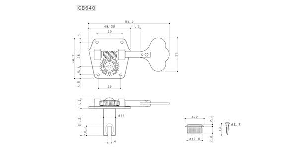 GOTOH / GB640-5/L5 Black画像2