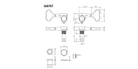 GOTOH / GB707-5/L5 Chrome