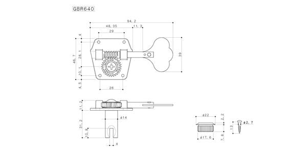 GOTOH / GBR640-5/L5 Cosmo Black画像2