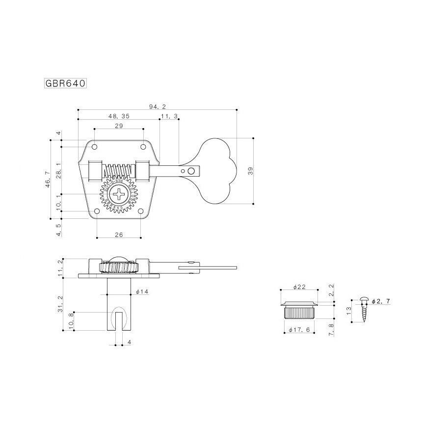 GOTOH/GBR640/L4 X-Gold