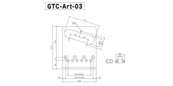 GOTOH ( ゴトー )  / GTC-Art-03 Gold