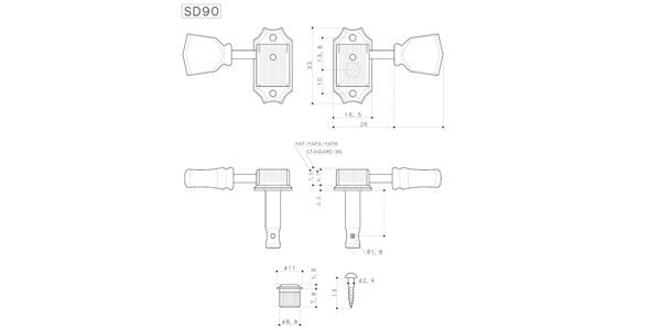 GOTOH/SD90 MG SLB L3R3 Gold