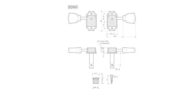 GOTOH/SD90-MG-T-SLB-L3R3-Nickel