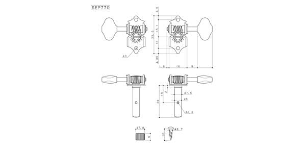GOTOH ( ゴトー )  / SEP770-06M-L3+R3 X-Chrome