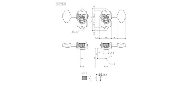 GOTOH SEP780-06M-L3+R3 X-Nickel