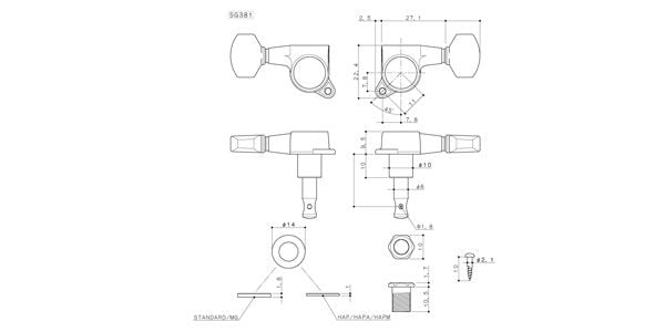 GOTOH / SG381-01-L3+R3-Gold画像4