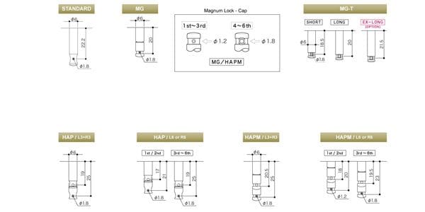 GOTOH ( ゴトー )  / SG381-P8-L3R3-Gold 画像2