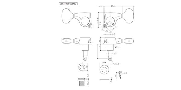 GOTOH SGL510-A20-L3+R3 X-Nickel