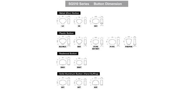 GOTOH ( ゴトー )  / SGL510-MG-A20-L3+R3-Chrome画像2