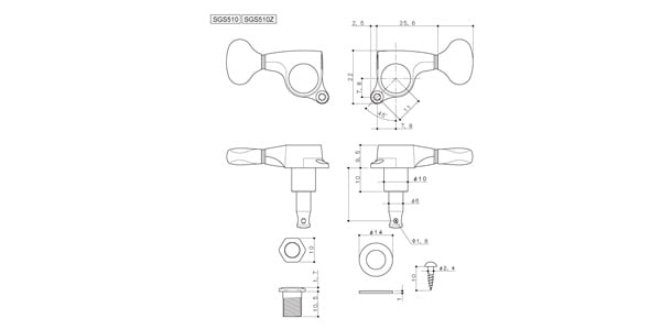 GOTOH ( ゴトー )  / SGS510-L5-L3+R3 Black